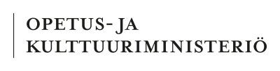 Opetus- ja kulttuuriministeri�n logo.